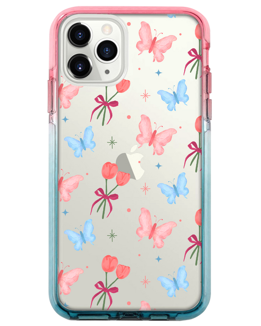 Ombre Bumper Case - Coquette Butterfly