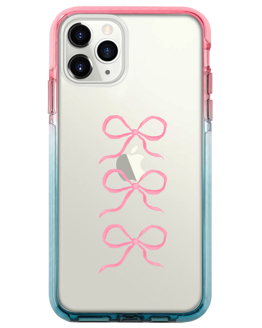 Ombre Bumper Case - Coquette Triple Bow