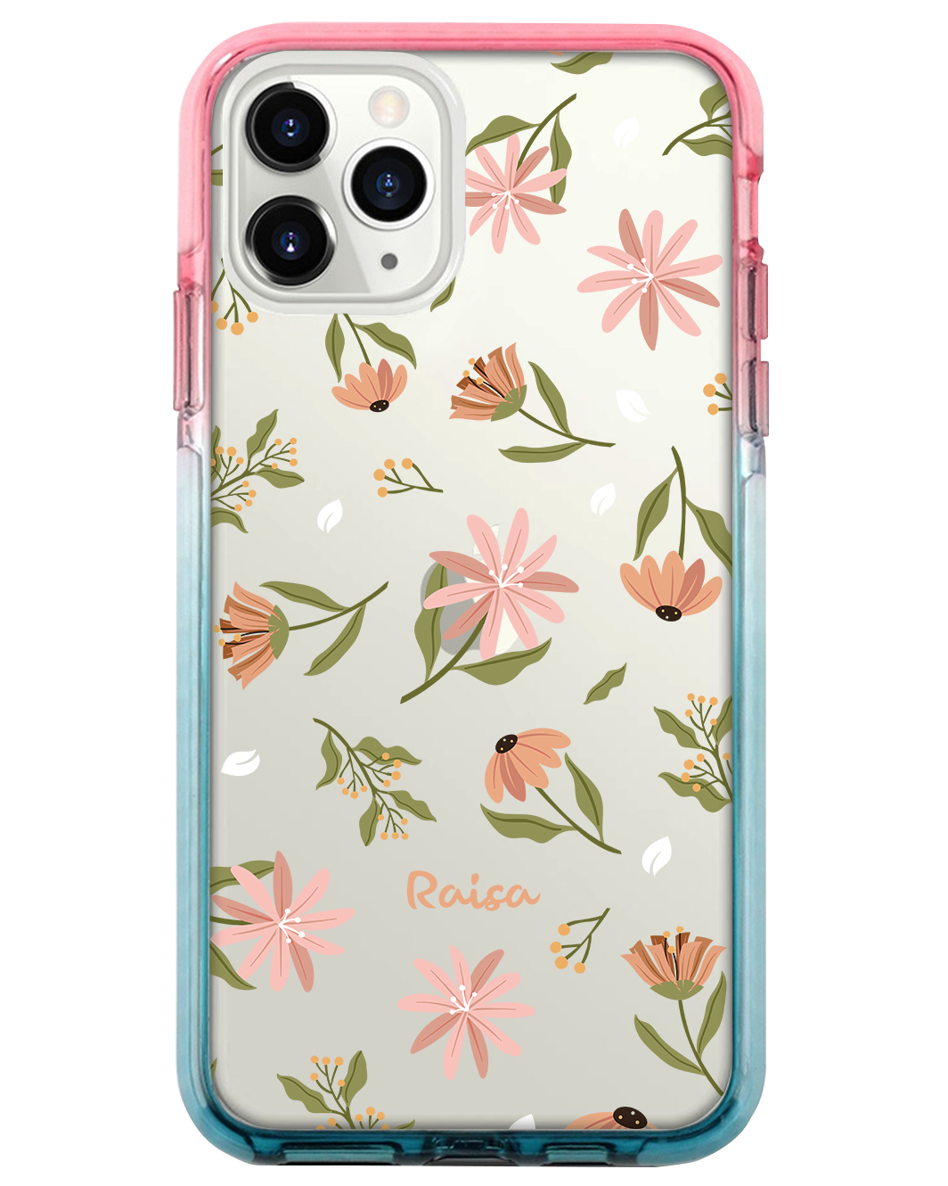 Ombre Bumper Case - Cosmos Flower