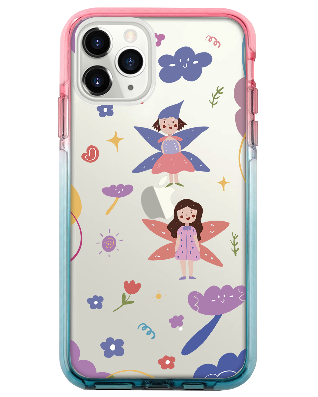 Ombre Bumper Case - Fairy Patern