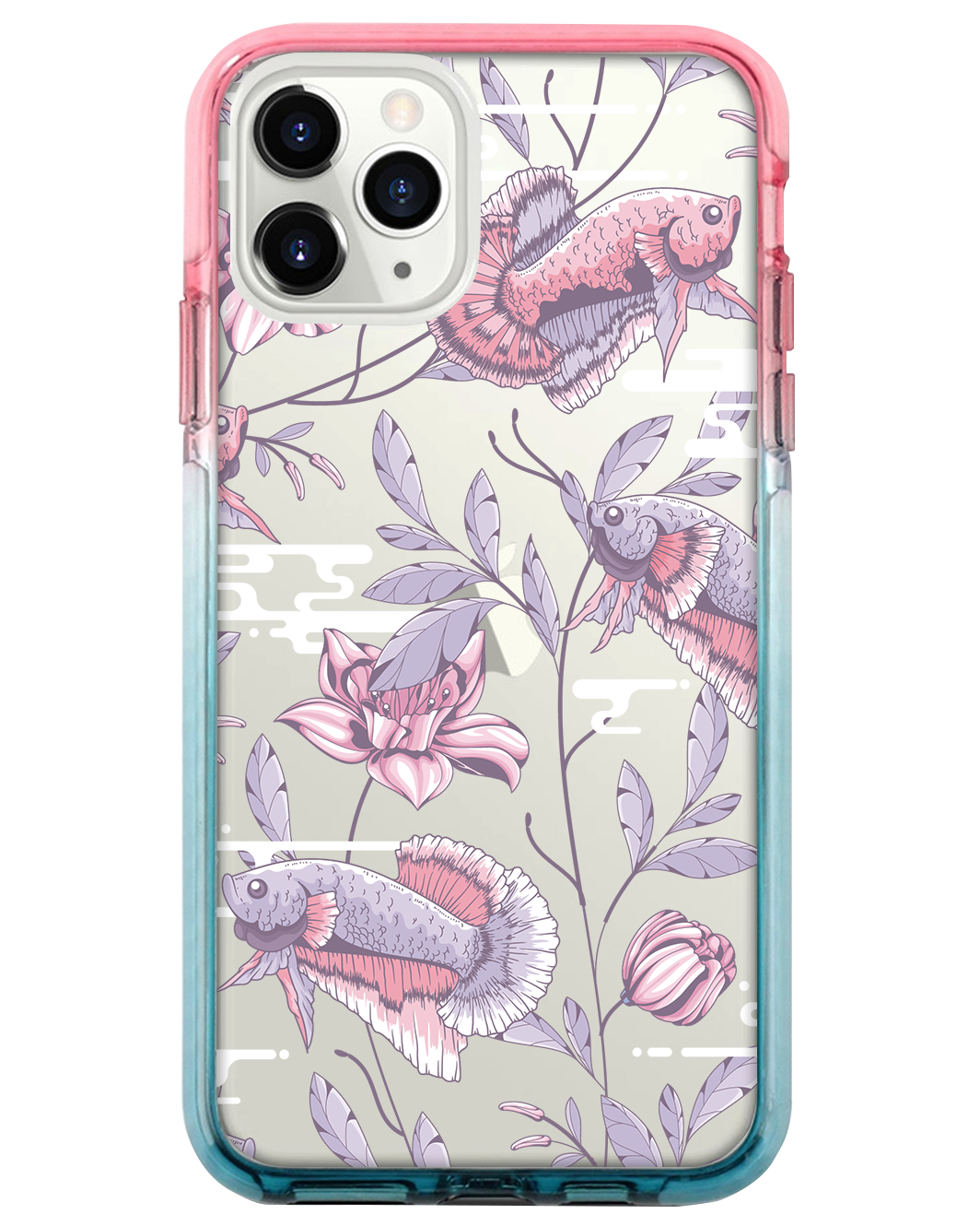 Ombre Bumper Case - Fish & Floral 1.0