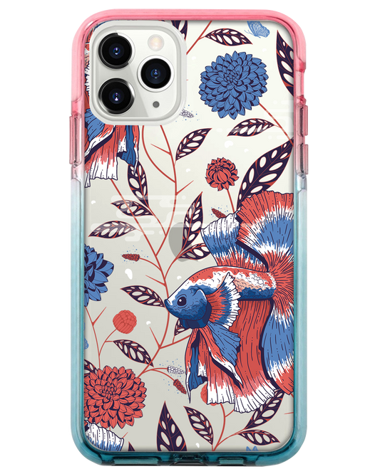 Ombre Bumper Case - Fish & Floral 2.0