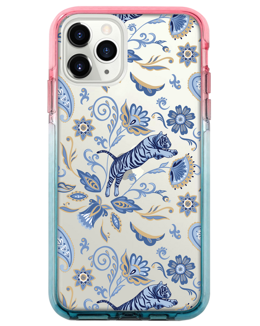 Ombre Bumper Case - Tiger & Floral