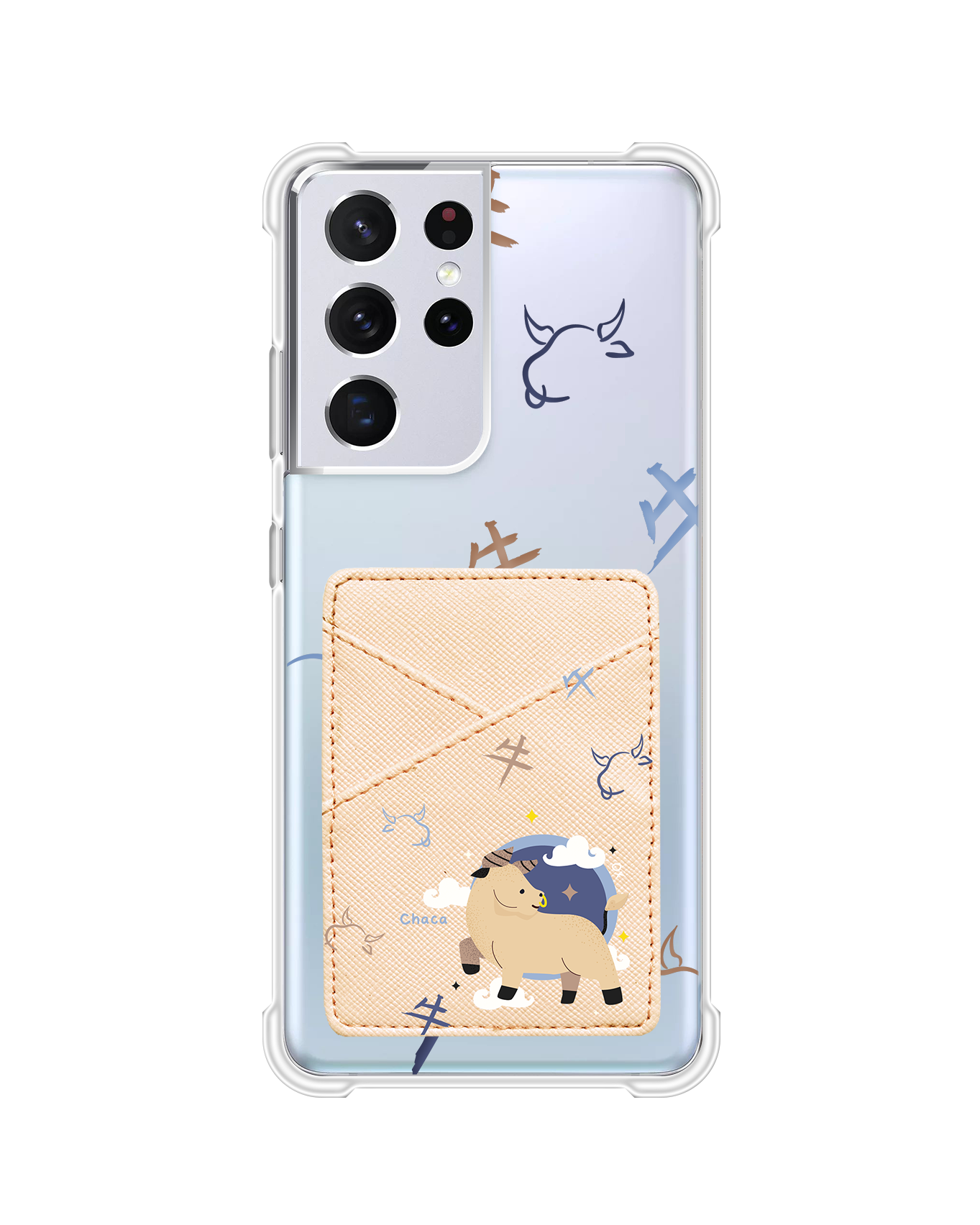 Android Phone Wallet Case - Ox (Chinese Zodiac / Shio)