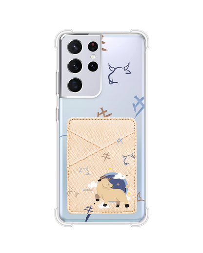 Android Phone Wallet Case - Ox (Chinese Zodiac / Shio)