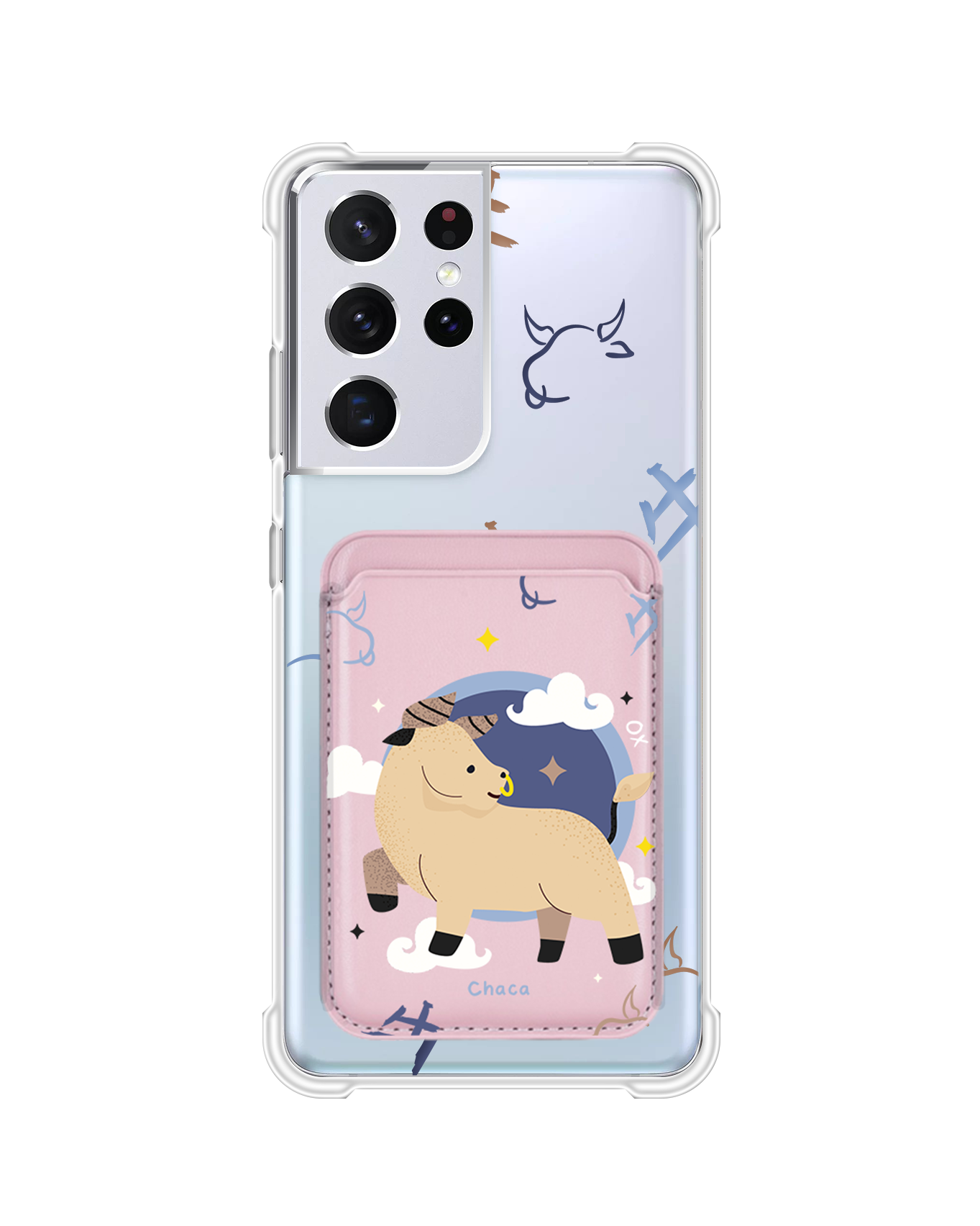 Android Magnetic Wallet Case - Ox (Chinese Zodiac / Shio)