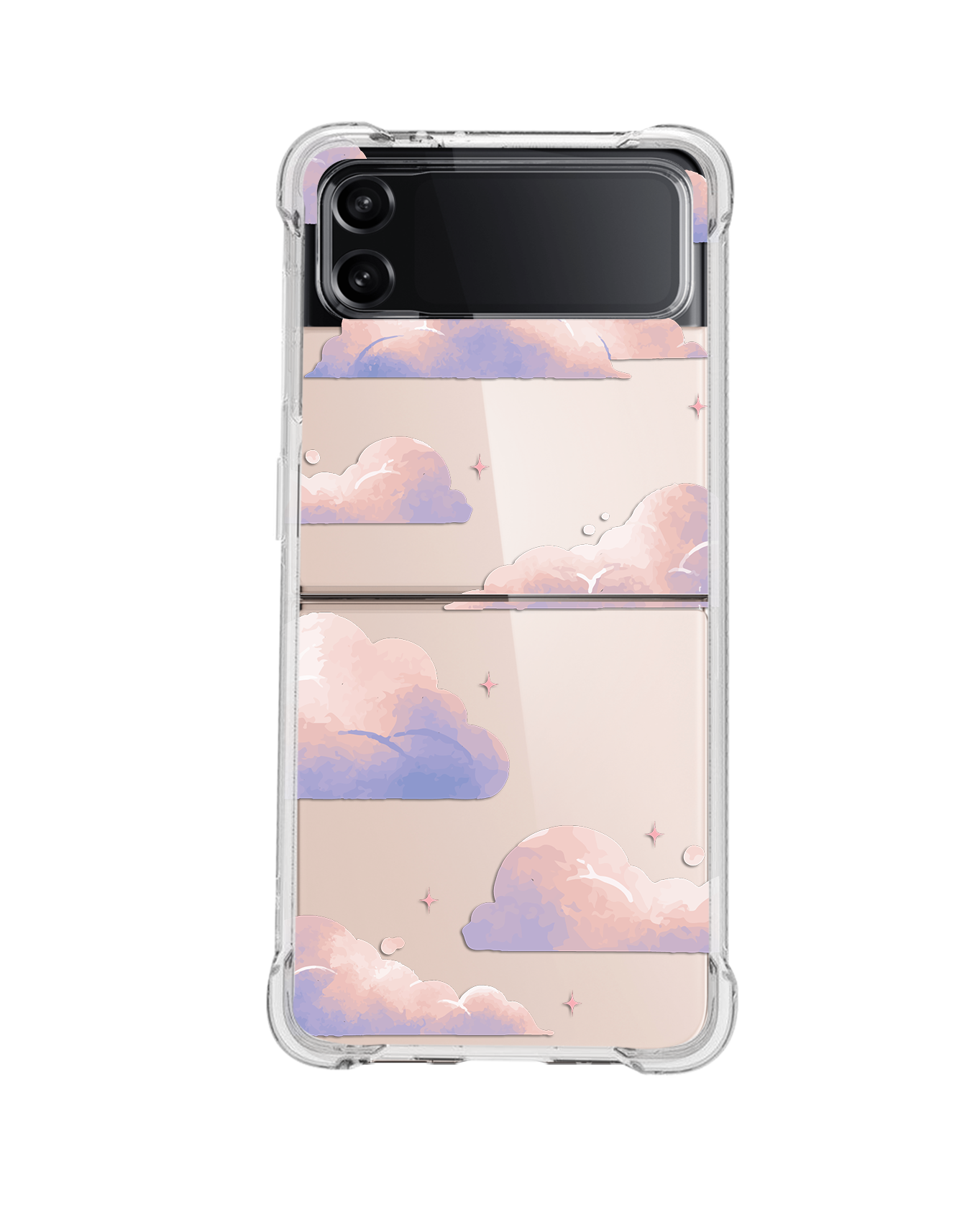 Android Flip / Fold Case - Pastel Clouds