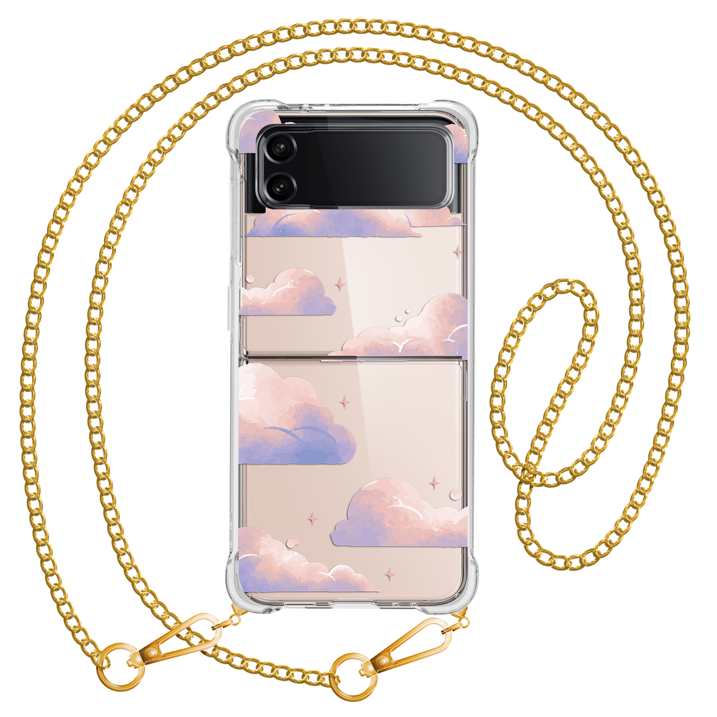 Android Flip / Fold Case - Pastel Clouds