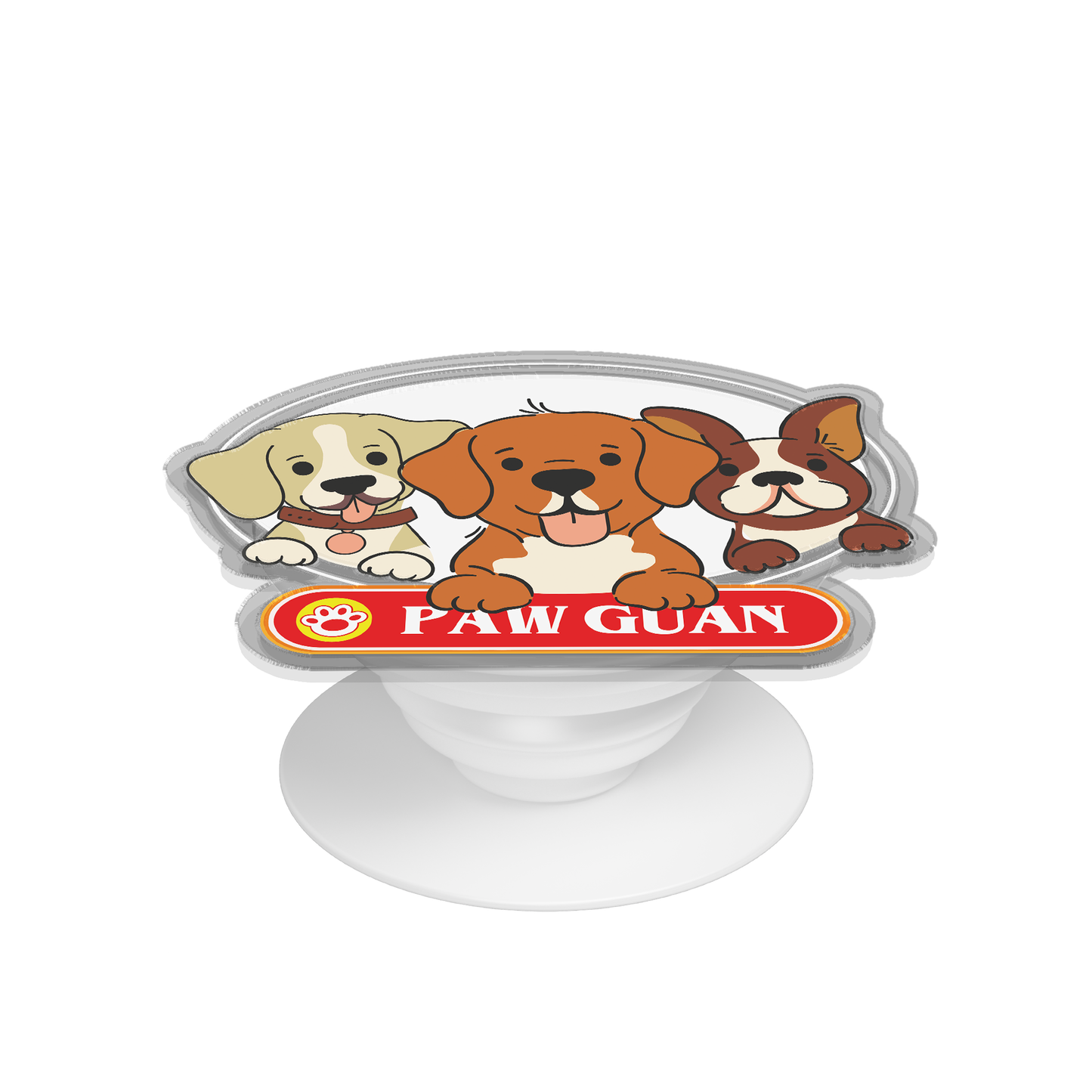 Pop Up Grip - Pawguan Dog