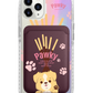 iPhone Magnetic Wallet Holo Case - Pawky Dog