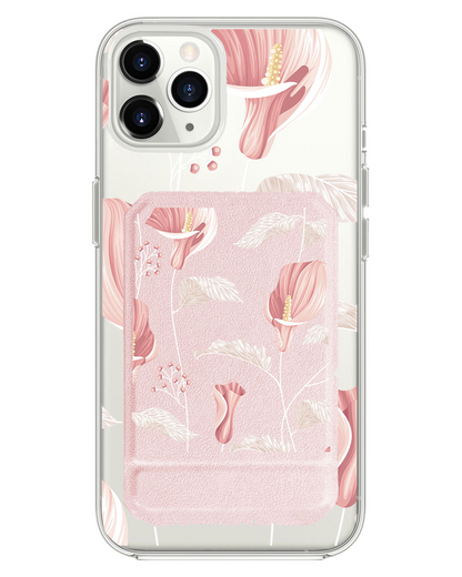 iPhone Magnetic Multifold Wallet - Easter Lily