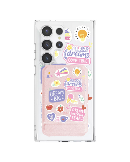 Android Magnetic Multifold Wallet - Dream Sticker Pack