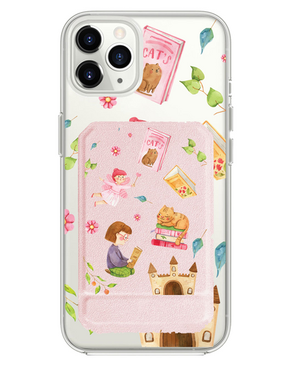 iPhone Magnetic Multifold Wallet - Fairy Cat