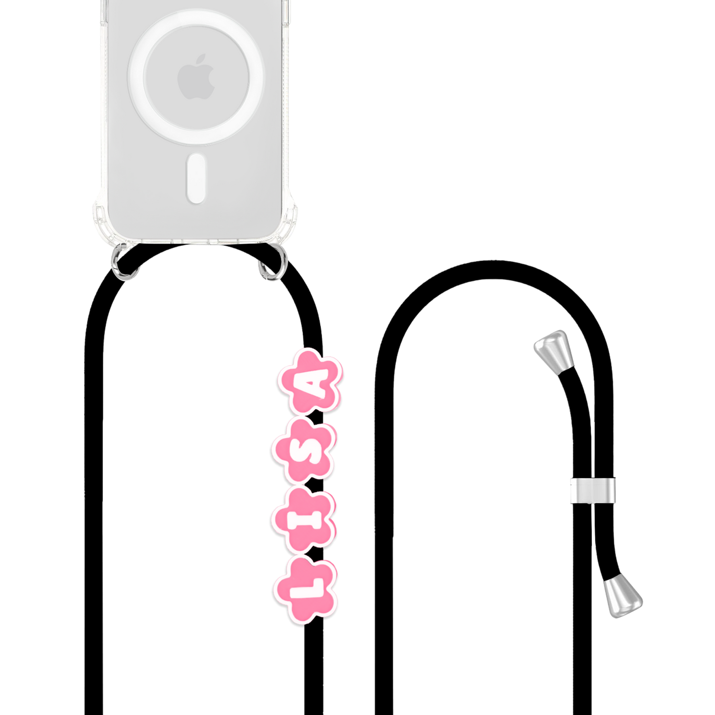 Beads Nylon Sling - Flower Sakura Blush
