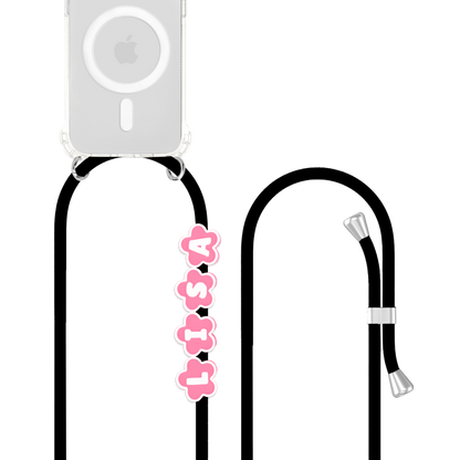 Beads Nylon Sling - Flower Sakura Blush