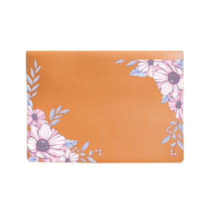 Vegan Leather Sleeve - Pink Blossom