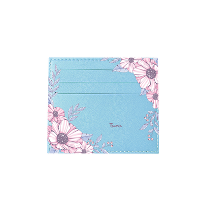 6 Slots Card Holder - Pink Blossom