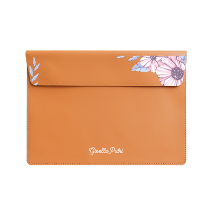 Vegan Leather Sleeve - Pink Blossom