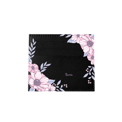 6 Slots Card Holder - Pink Blossom