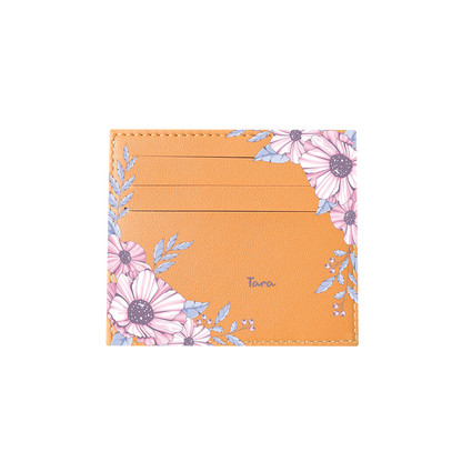 6 Slots Card Holder - Pink Blossom