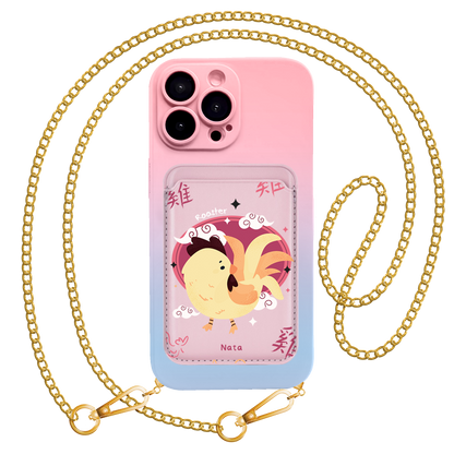 iPhone Magnetic Wallet Silicone Case - Roaster