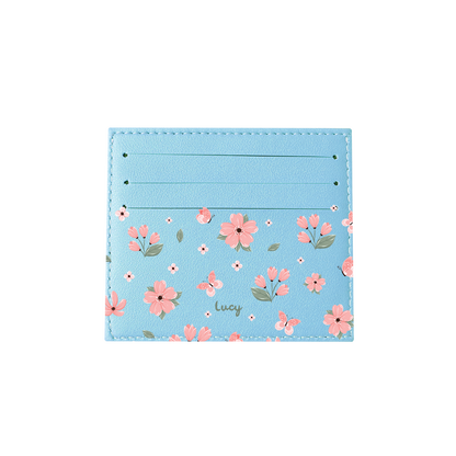 6 Slots Card Holder - Pink Delight