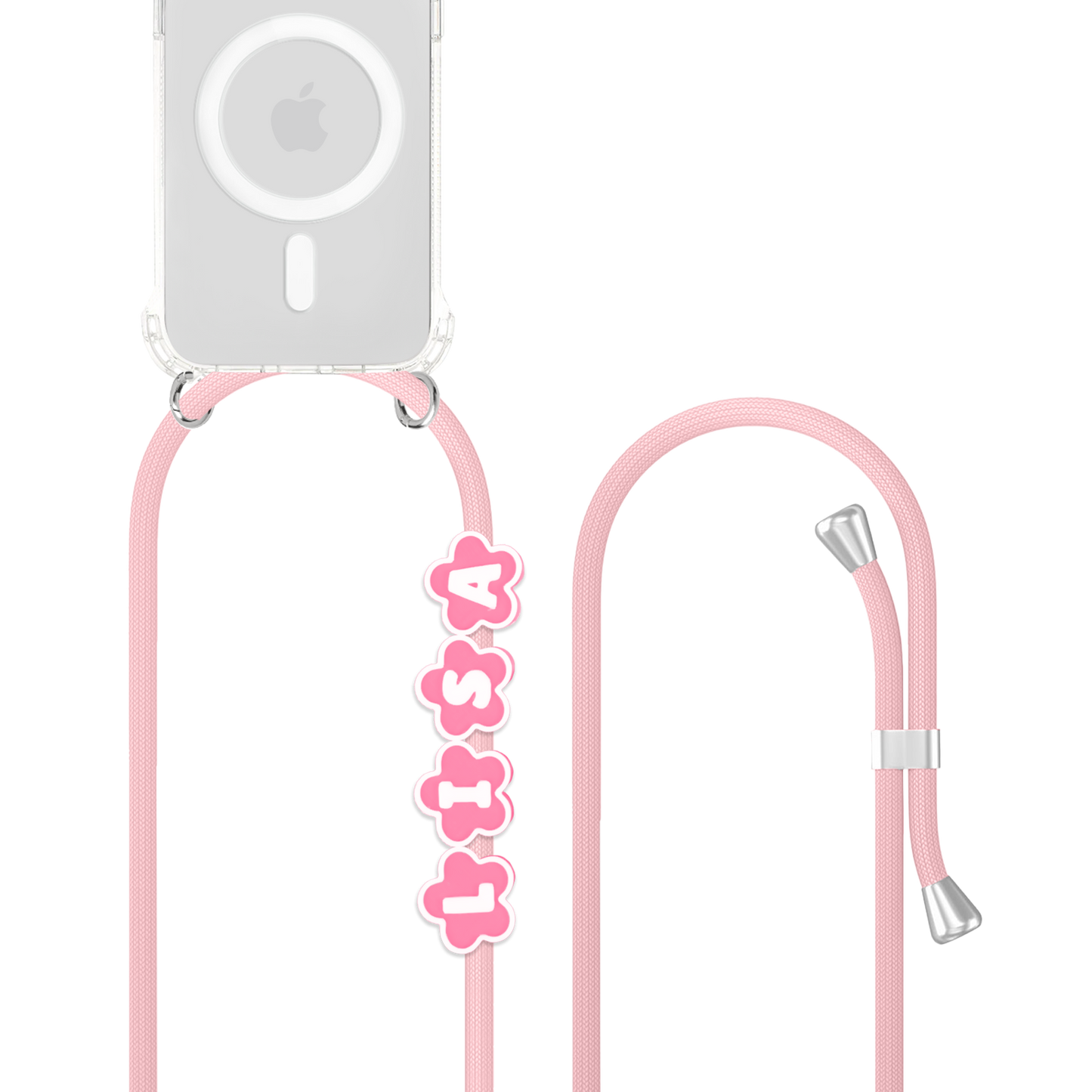 Beads Nylon Sling - Flower Sakura Blush