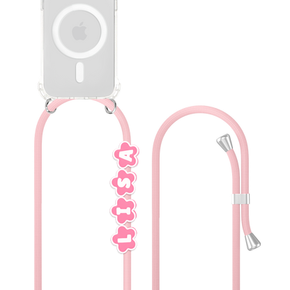 Beads Nylon Sling - Flower Sakura Blush