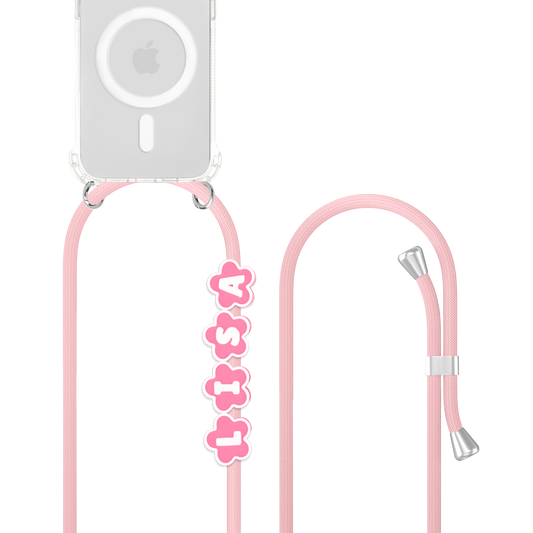 Beads Nylon Sling - Flower Sakura Blush