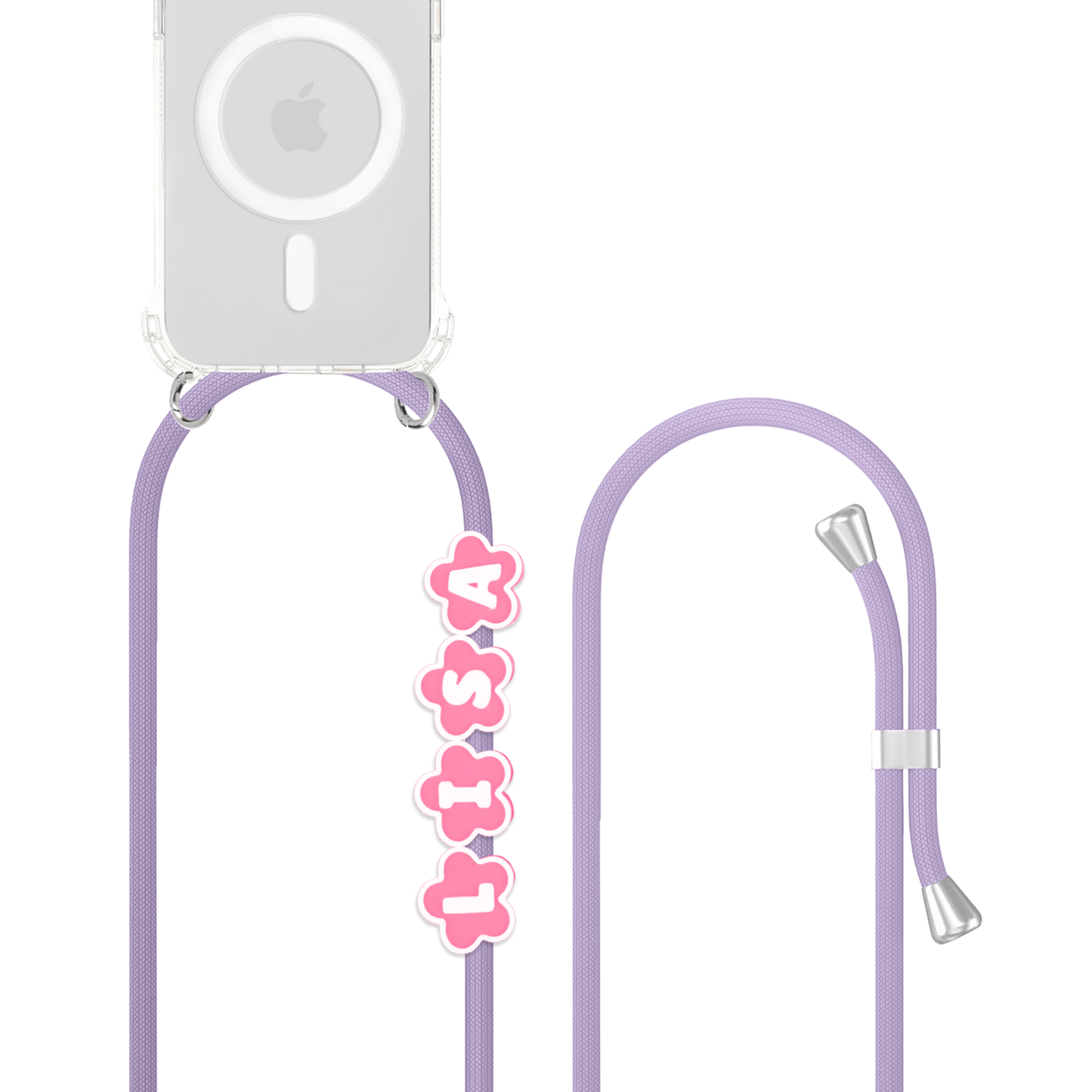 Beads Nylon Sling - Flower Sakura Blush