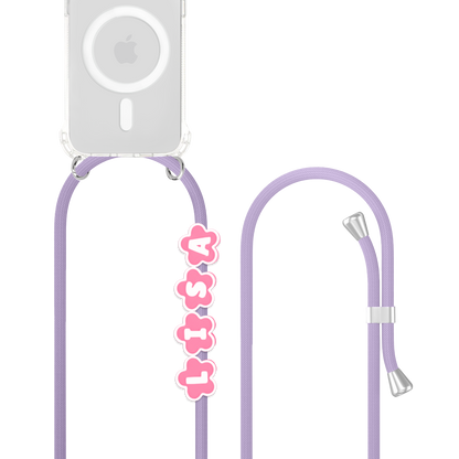 Beads Nylon Sling - Flower Sakura Blush