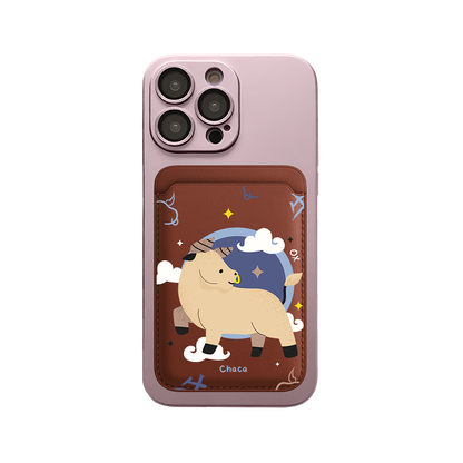iPhone Magnetic Wallet Silicone Case - OX