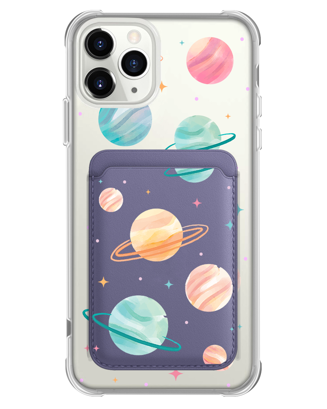 iPhone Magnetic Wallet Case - Planetarium 1.0