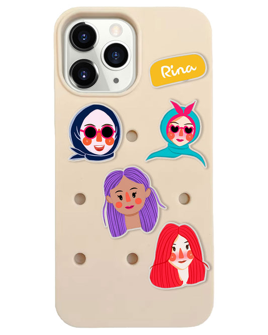 iPhone Plug and Play Case - Cute Sweety Faces