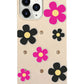 iPhone Plug and Play Case - Daisy Hot Pink