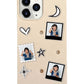 iPhone Plug and Play Case - Face Grid Black Polaroid