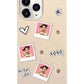 iPhone Plug and Play Case - Face Grid White Polaroid