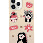 iPhone Plug and Play Case - Flowery Faces