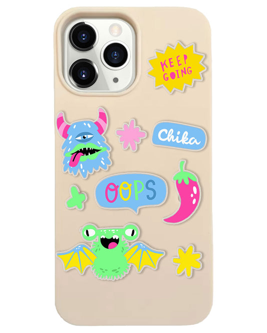 iPhone Plug and Play Case - Monster Say Keep Going