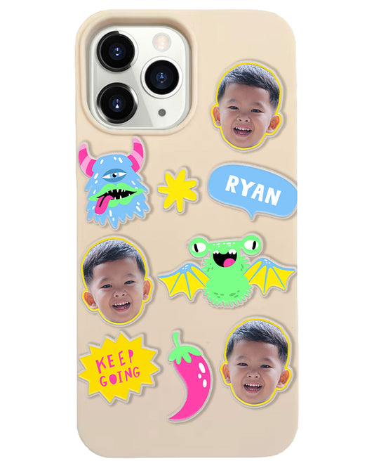 iPhone Plug and Play Case - Monster Say Keep Going