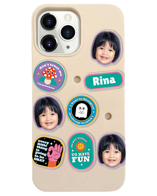 iPhone Plug and Play Case - Monster Sticker Pack