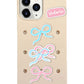 iPhone Plug and Play Case - Pink & Blue Bow