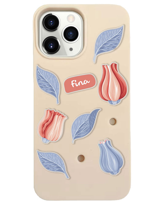 iPhone Plug and Play Case - Red Tulip