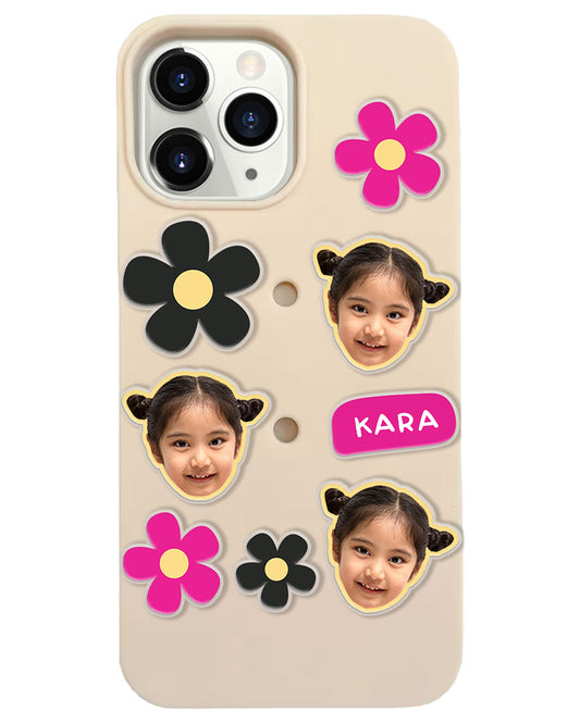 iPhone Plug and Play Case - Daisy Hot Pink