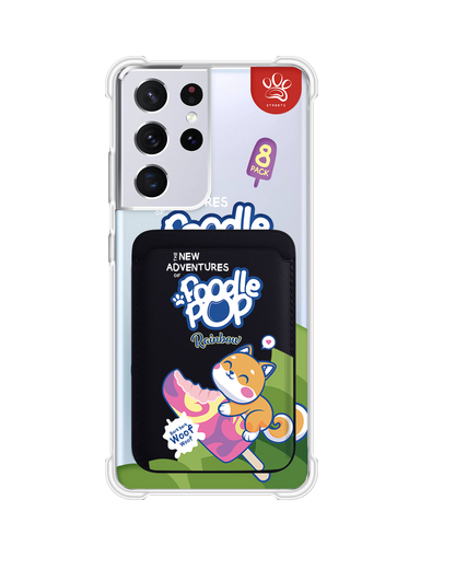 Android Magnetic Wallet Case - Poodle Pop