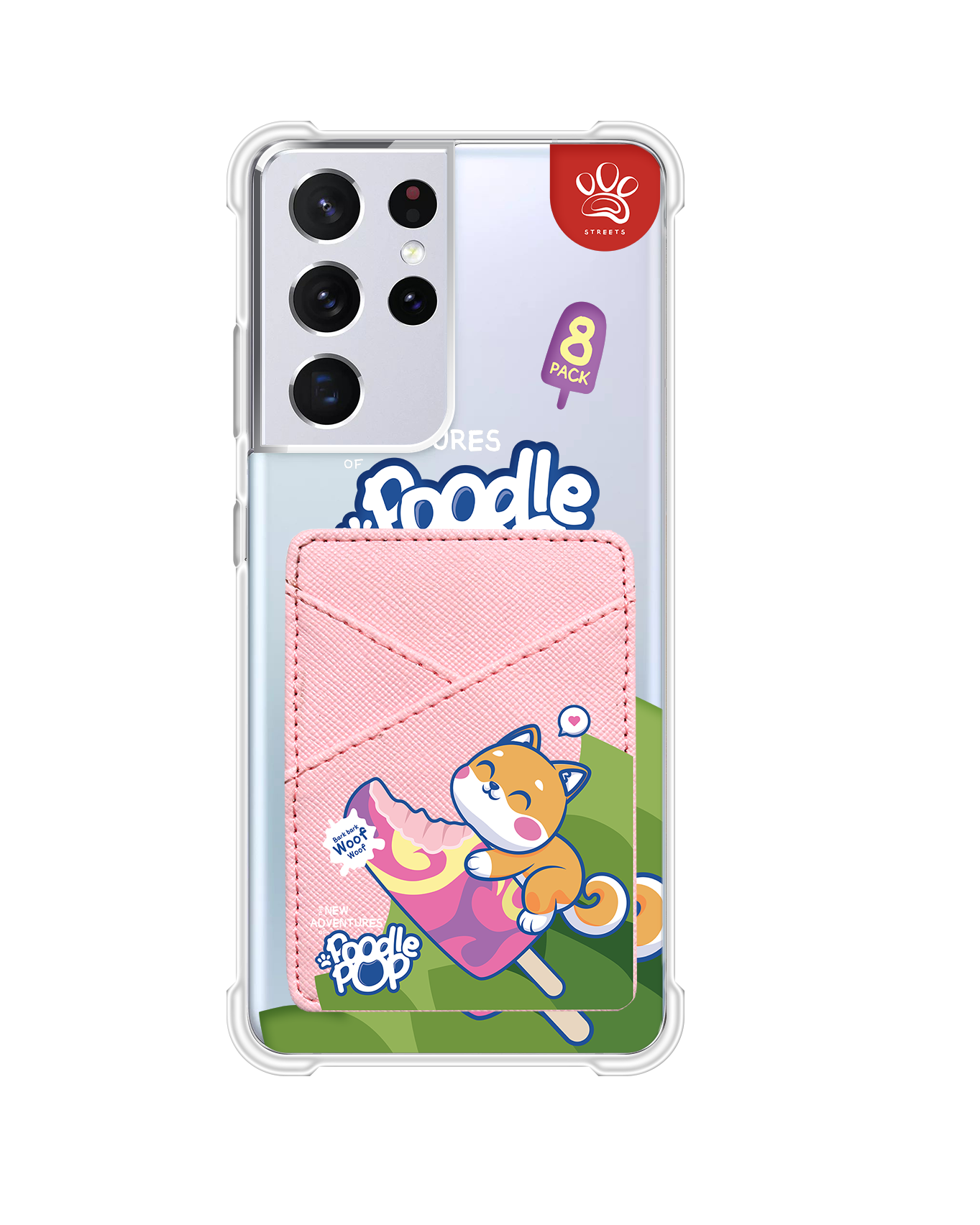 Android Phone Wallet Case - Poodle Pop