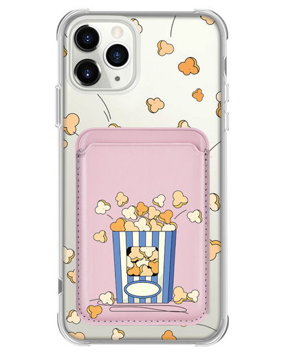 iPhone Magnetic Wallet Case - Pop Corn