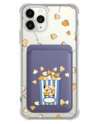 iPhone Magnetic Wallet Case - Pop Corn