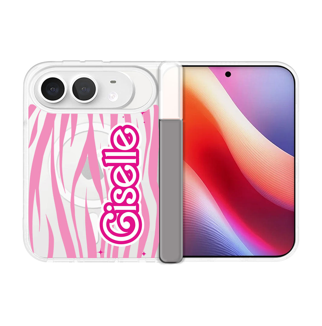 iPhone Standee Hinge - Barbie Zebra Pattern