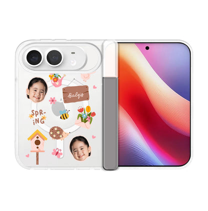 iPhone Standee Hinge - Face Grid Spring Bloom